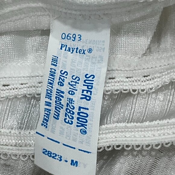 Playtex Super Look Vintage High-Waist Briefs Size M #0693 - Picture 3 of 3